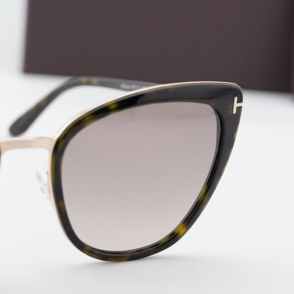 Tom Ford Simona FT0717 52F Cat Eye Sunglasses - Havana/Gold/Brown main image 11
